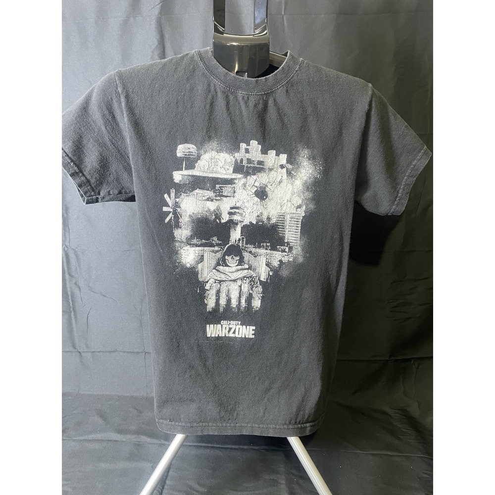 Call of Duty Warzone T Shirt Mens Small Black Activision Gamer Tee
